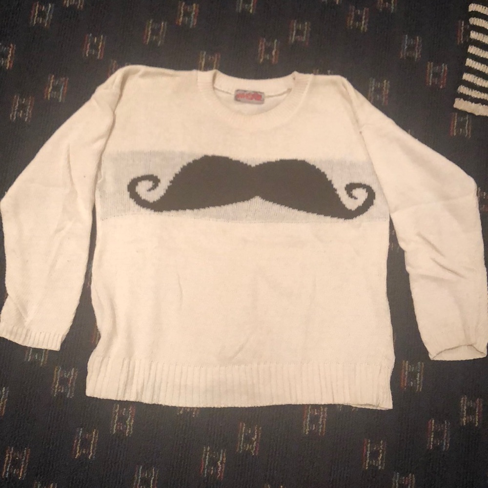 LF Mustache Sweater
